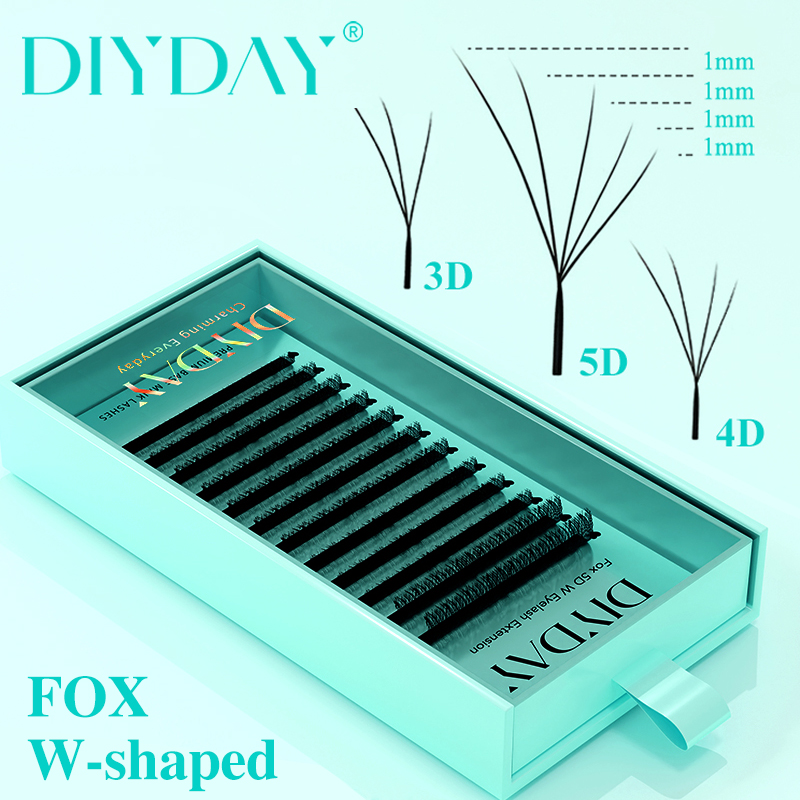 Eyelash Extension Volume Cat Eye - DIYDAY Pestañas Postizas 3D 4D 5D