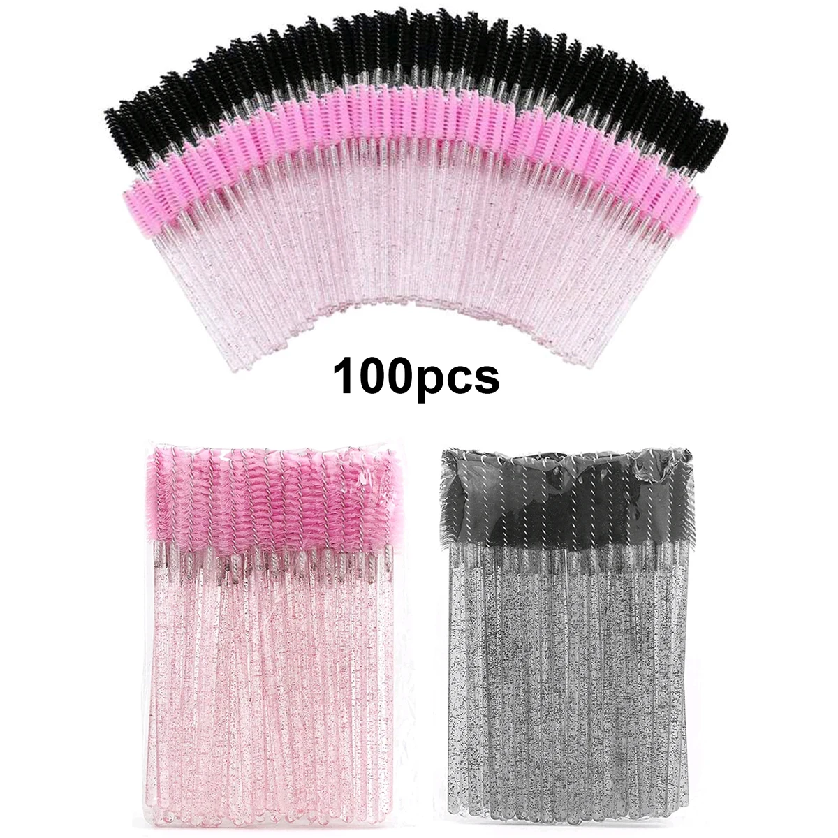 Eyelash Extension Wholesale - 100 unidades de cepillos desechables para