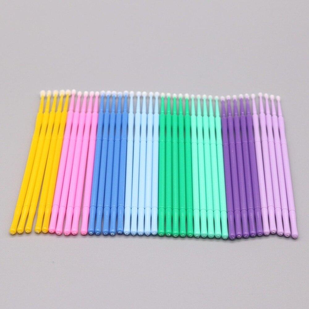 Eyelash Extension Last - 100 unidades/lote de microcepillos desechables para