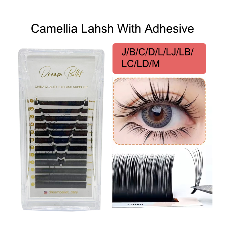 Eyelash Extension Russian - Pestañas Dream Ballet Camellia con Adhesivo