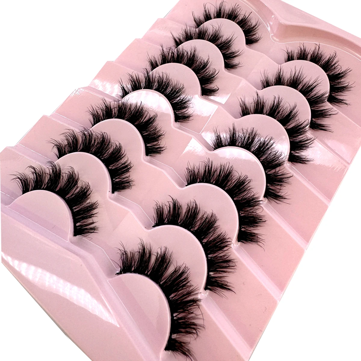 Eyelash Extension Volume Cat Eye - AMSDCN 7 Pares de Pestañas Postizas