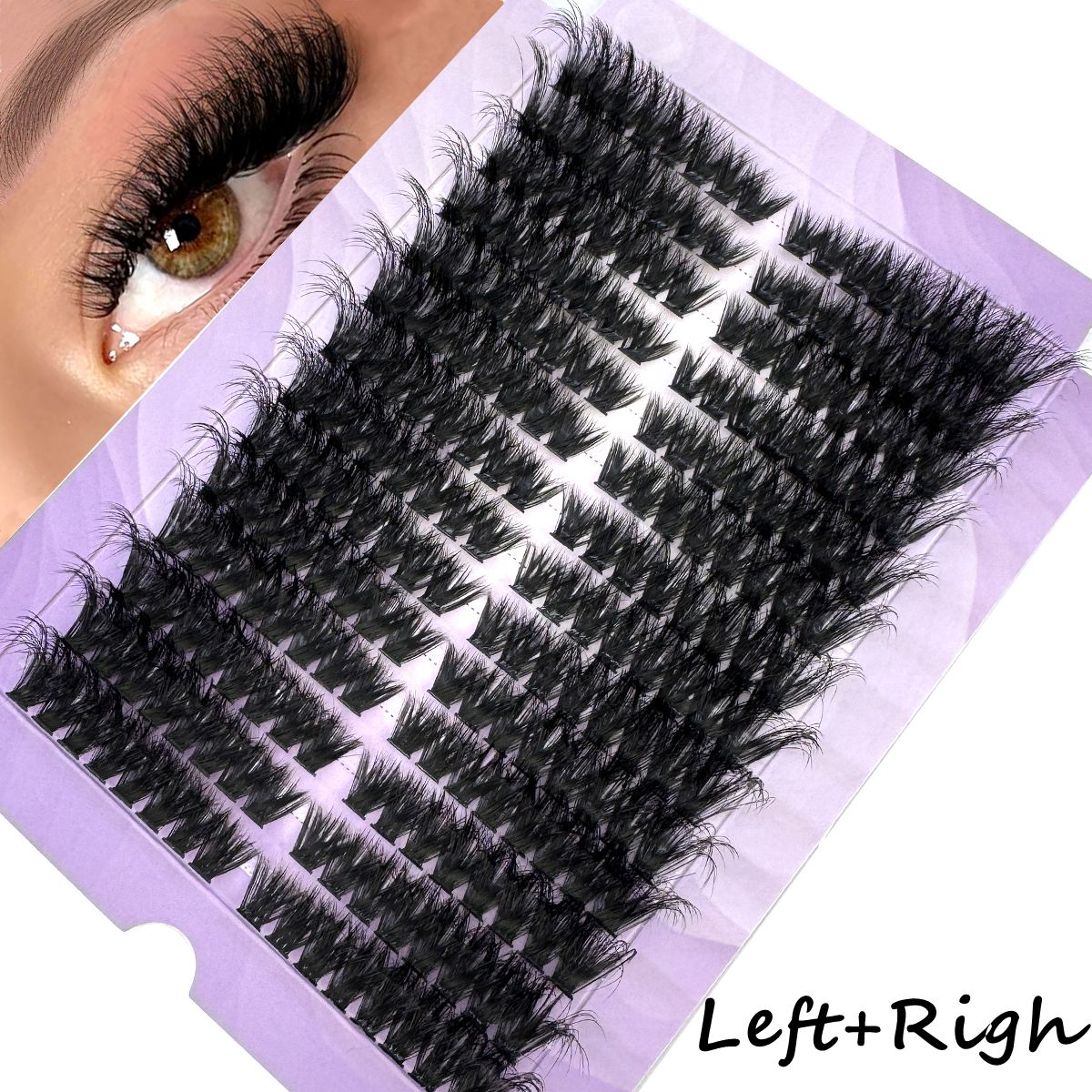 Eyelash Extension Volume Cat Eye - Extensiones de Pestañas de Volumen Grueso