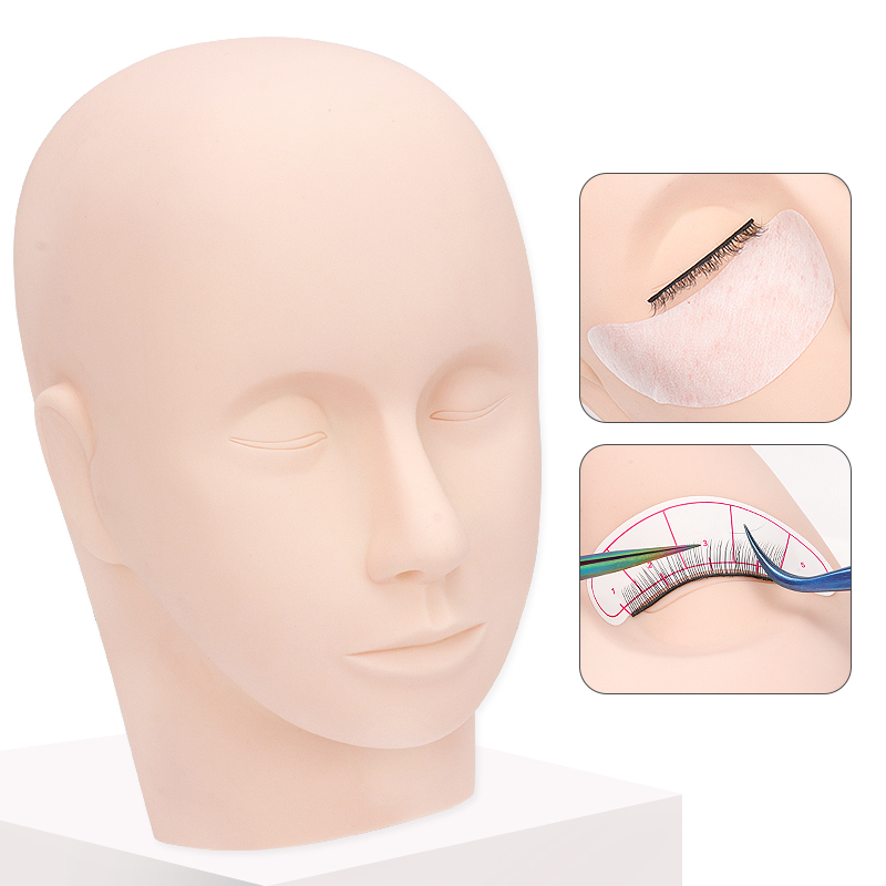 Eyelash Extension Class - 1 pieza de cabeza de maniquí