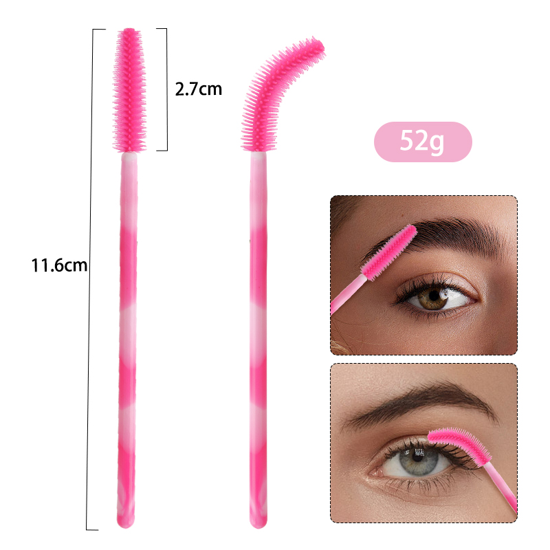 50/100 Uds. Cepillos de Silico - Eyelash Extension Vendor reseña y precio