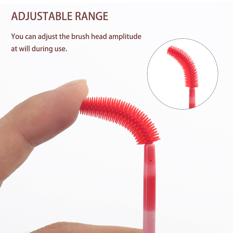 50/100 Uds. Cepillos de Silico - Eyelash Extension Vendor reseña y precio