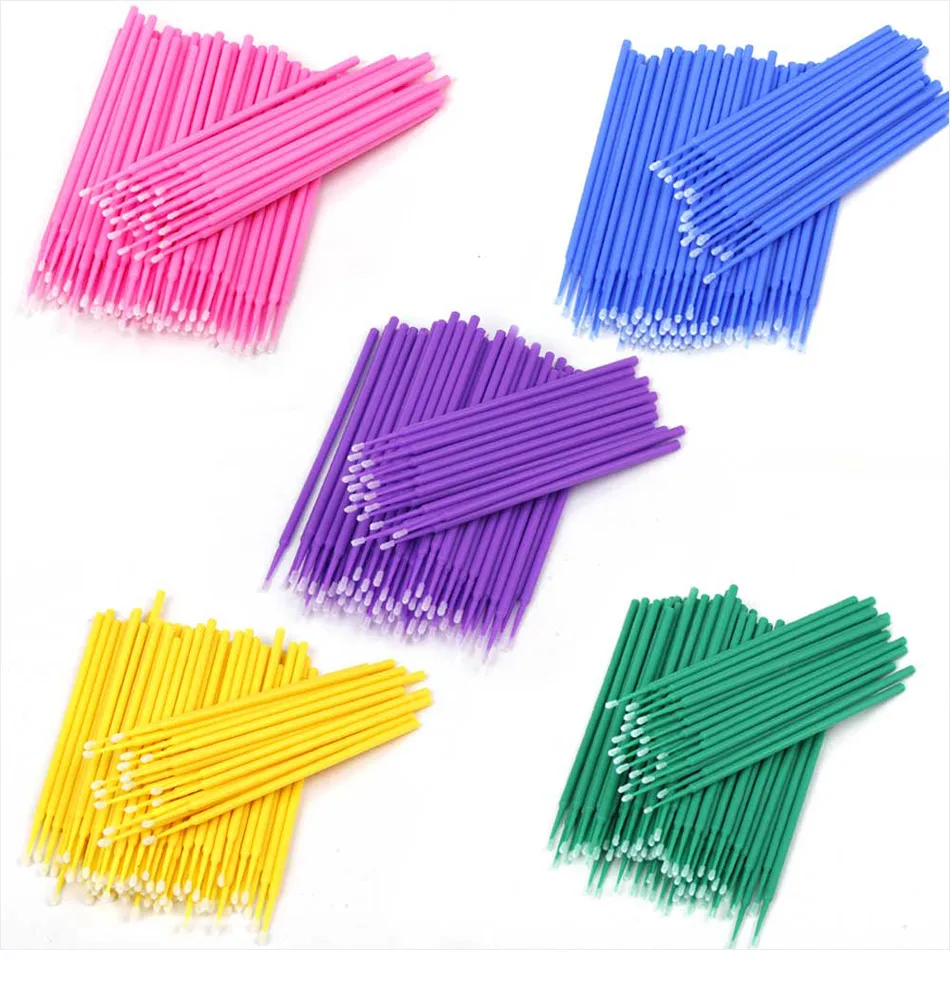100 unids/bolsa cepillo de pes - Eyelash Extension Class reseña y precio