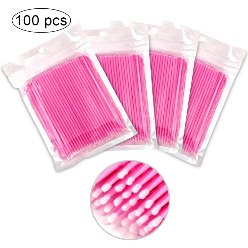 100 unids/bolsa cepillo de pes - Eyelash Extension Class reseña y precio