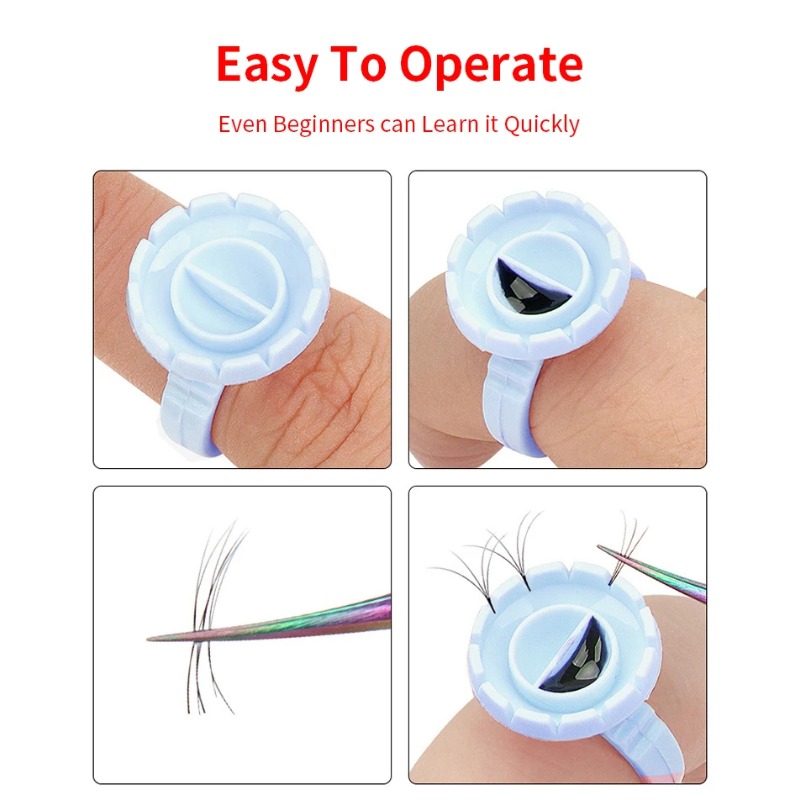 100 unidades de anillos desech - Eyelash Extension Last reseña y precio