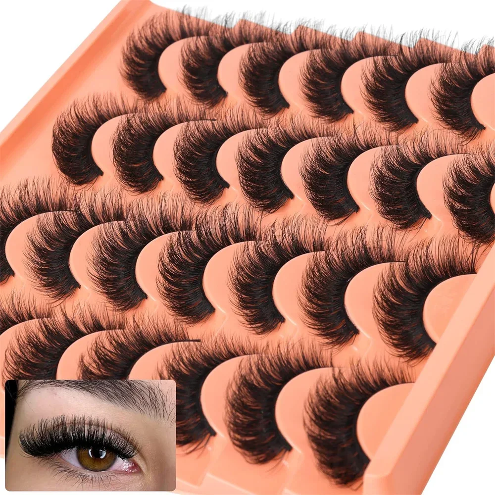 14 Pares de Pestañas Postizas  - Eyelash Extension Volume Cat Eye reseña y precio