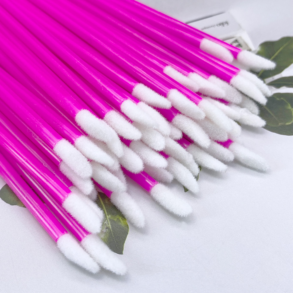 100 Uds cepillo de labios dese - Eyelash Extension Vendor reseña y precio