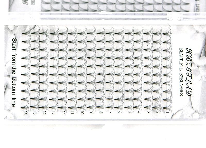 HBZGTLAD 16 Líneas, Gran Capac - Eyelash Extension Russian reseña y precio