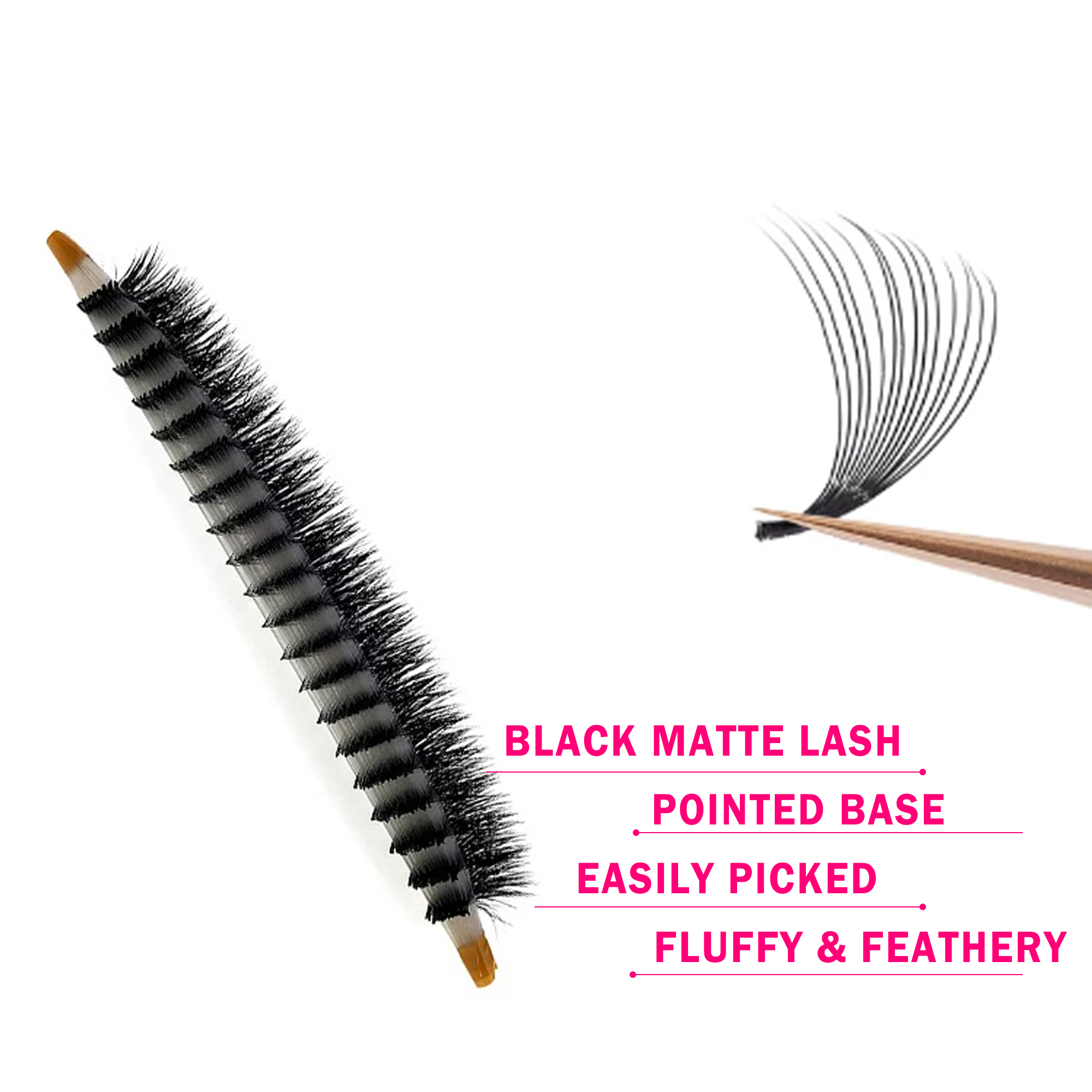 CoMango 600 Fans Pestañas de V - Eyelash Extension Volume Cat Eye reseña y precio