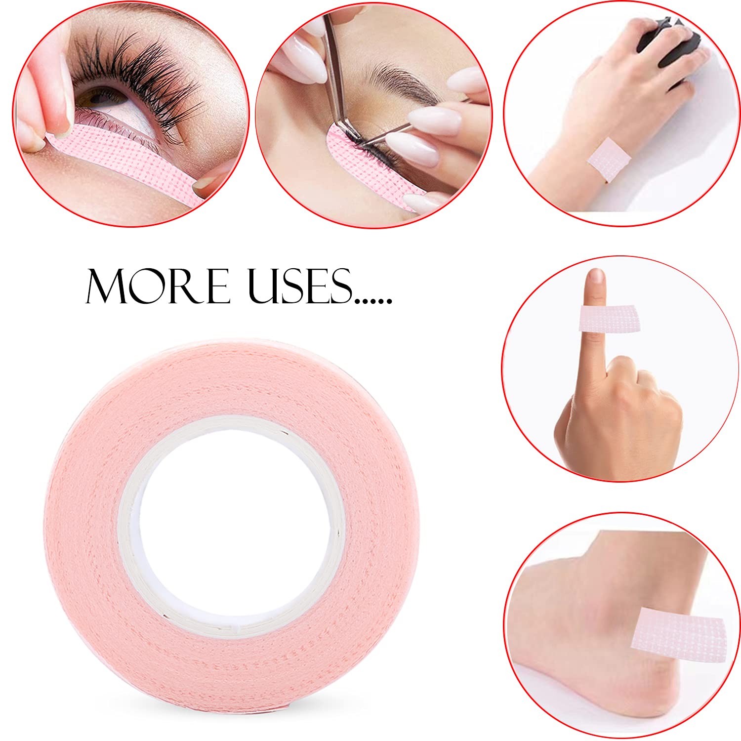 6 Rollos de Cinta Adhesiva par - Eyelash Extension Class reseña y precio