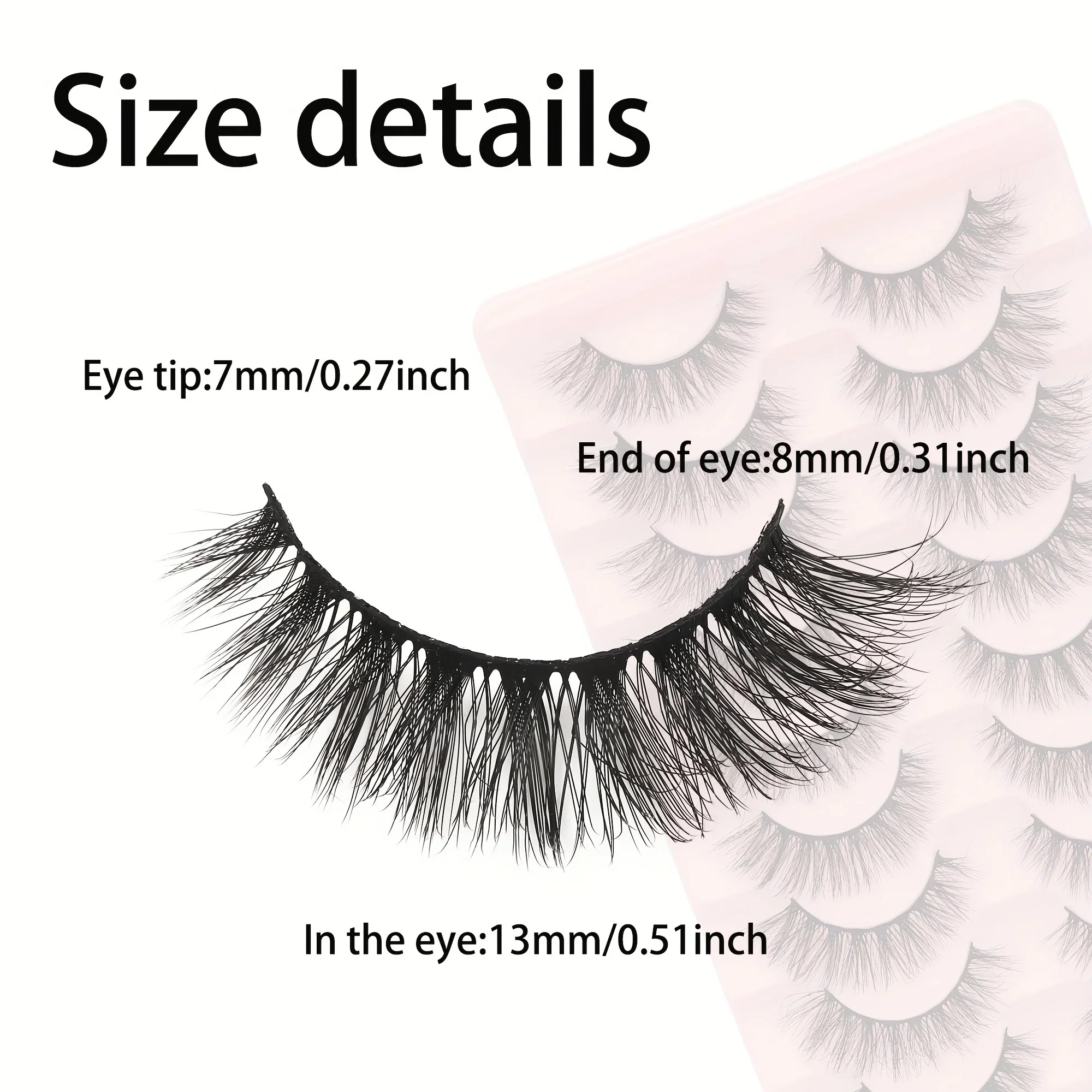 Pestañas postizas naturales, l - Eyelash Extension Cat Eye Wispy reseña y precio