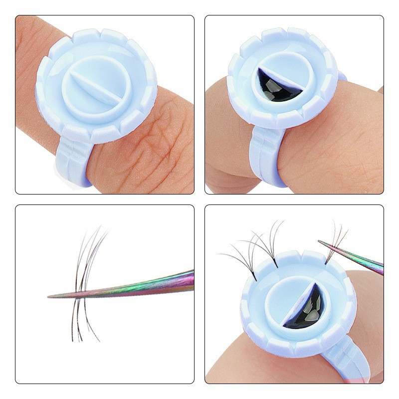Soporte de anillo de pegamento - Eyelash Extension Class reseña y precio