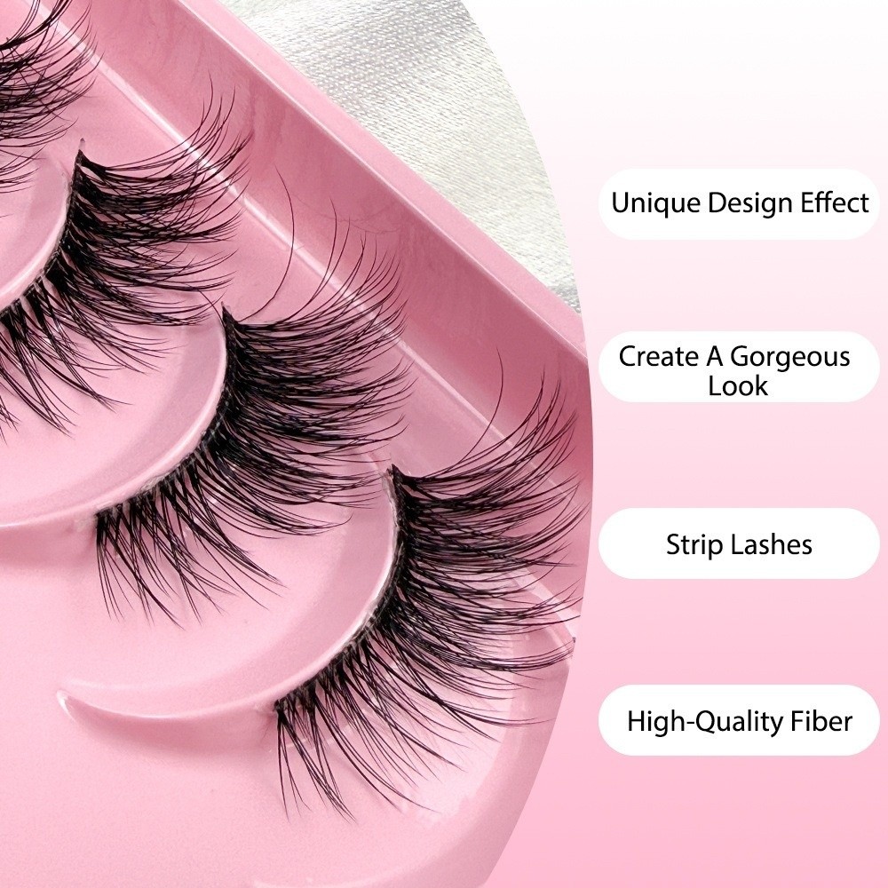 10 Pares de Pestañas Postizas  - Eyelash Extension Volume Cat Eye reseña y precio