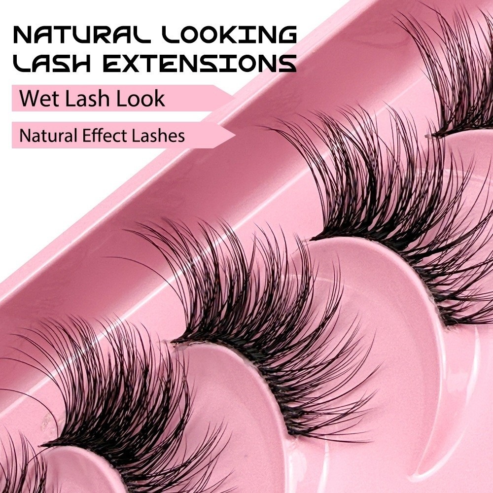 10 Pares de Pestañas Postizas  - Eyelash Extension Volume Cat Eye reseña y precio