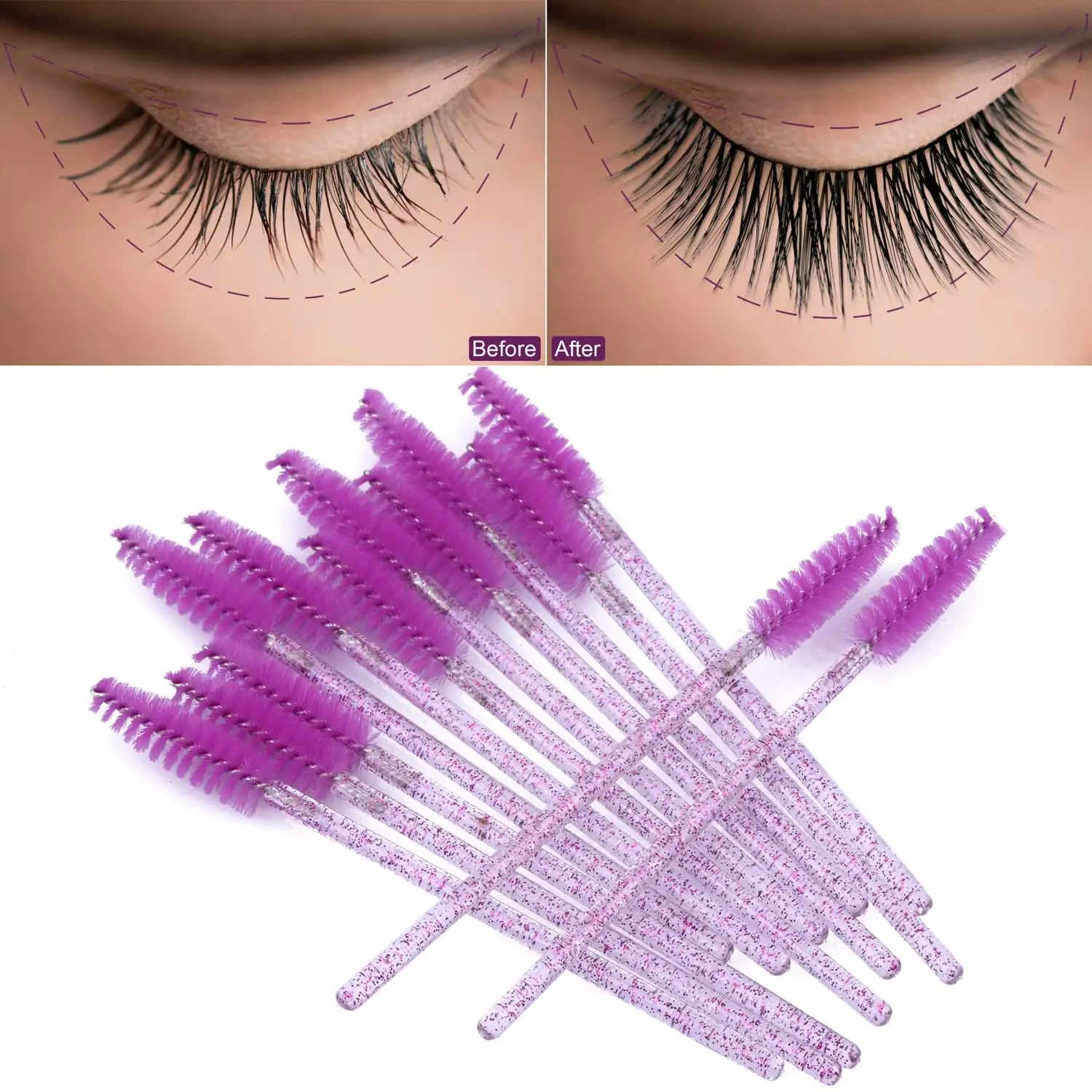 100/1000 /2000 Uds varitas de  - Eyelash Extension Wholesale reseña y precio