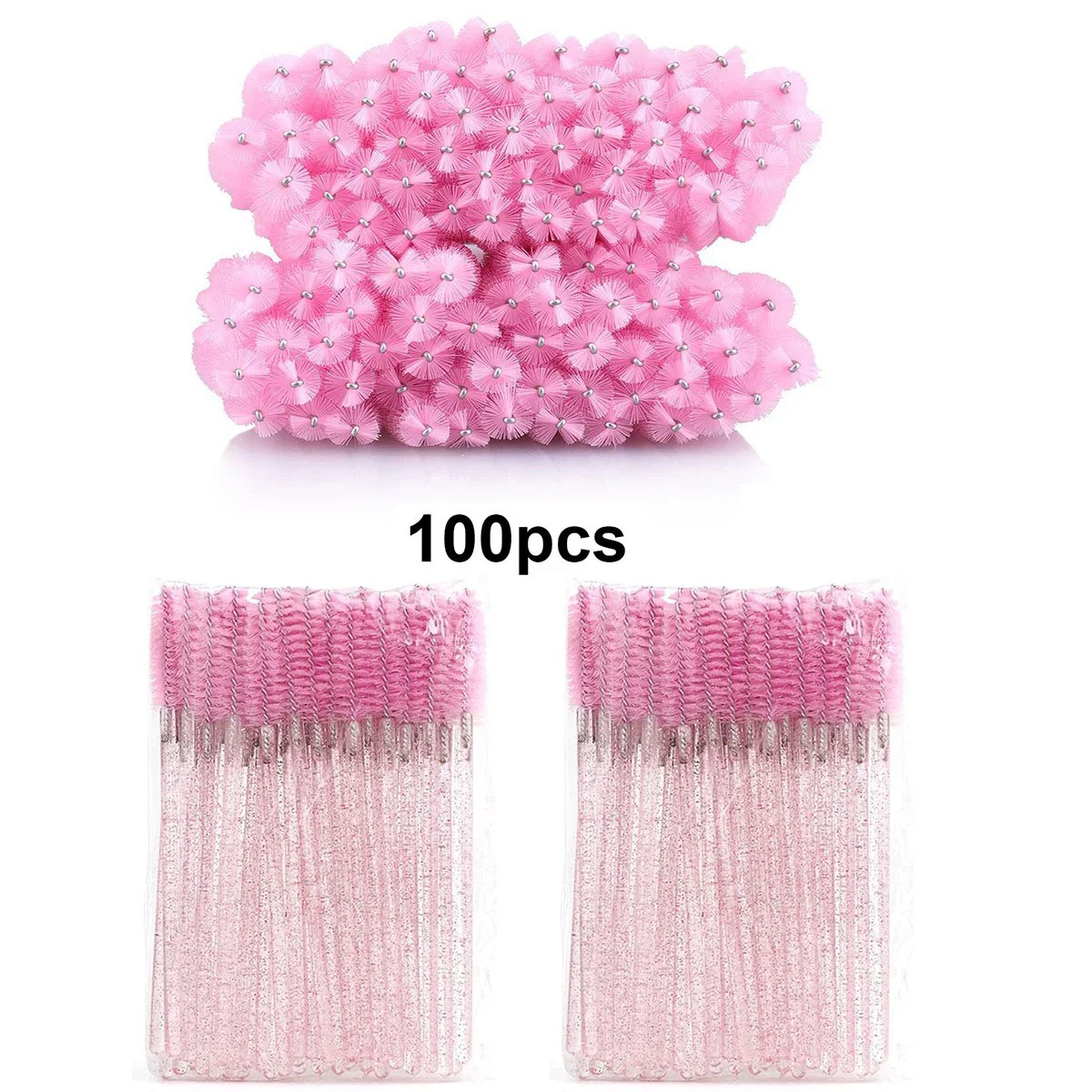 100 unidades de cepillos desec - Eyelash Extension Wholesale reseña y precio