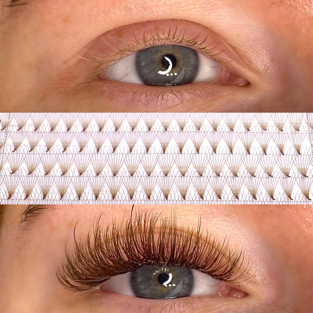 320 Extensiones de Pestañas de - Eyelash Extension Russian reseña y precio