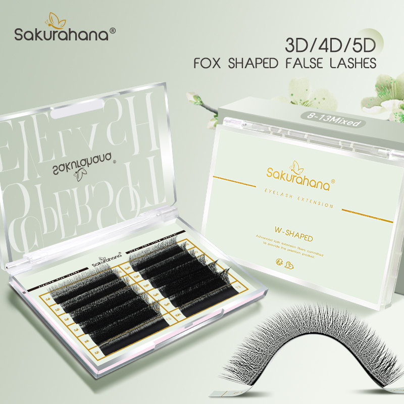 Pestañas Postizas SAKURAHANA F - Eyelash Extension Volume Cat Eye reseña y precio