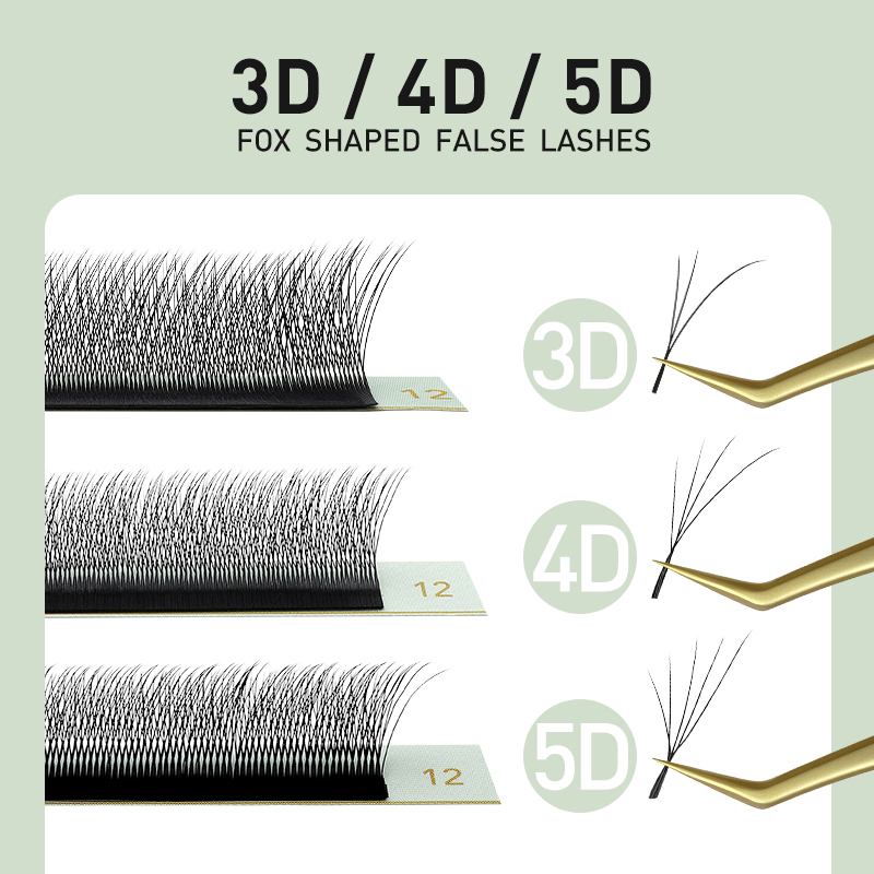 Pestañas Postizas SAKURAHANA F - Eyelash Extension Volume Cat Eye reseña y precio