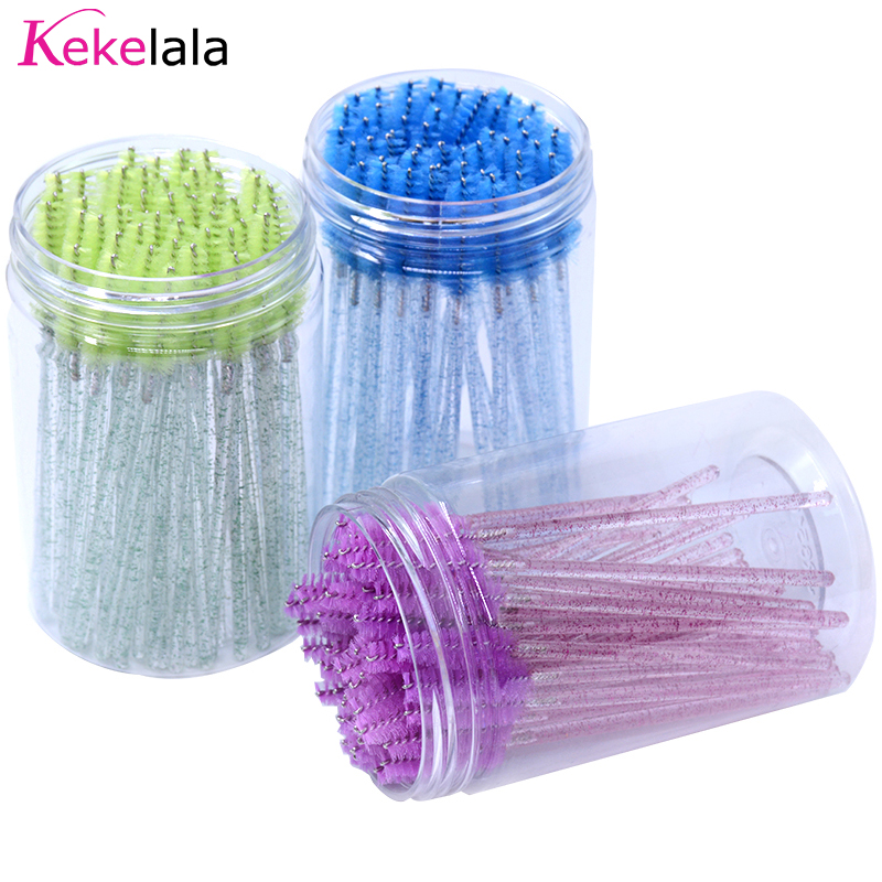 50 unids/botella de cepillos p - Eyelash Extension Vendor reseña y precio