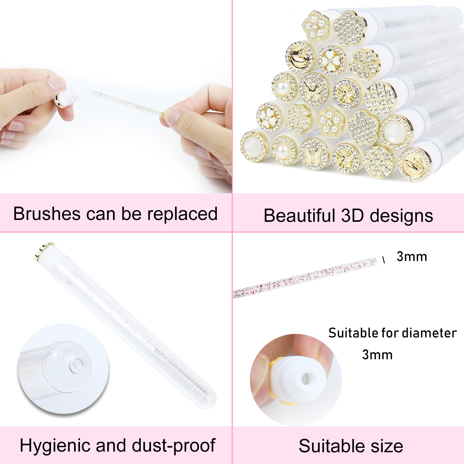 Varitas para rímel, tubo de 30 - Eyelash Extension Vendor reseña y precio