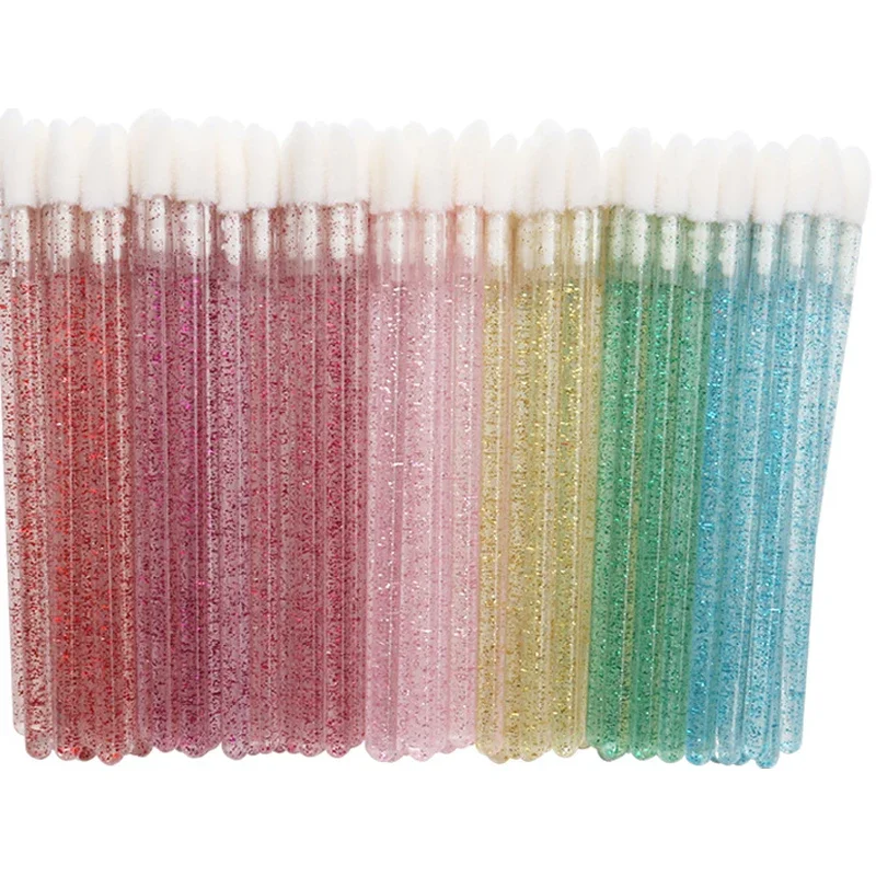 Cepillos labio 100 Uds pestaña - Eyelash Extension Wholesale reseña y precio